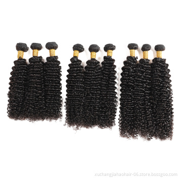 wholesale kinky curl bundles 30 32 inches Top Quality Hot Selling Russian Virgin Hair Hand Tied Hair Double Drawn 10A Grade